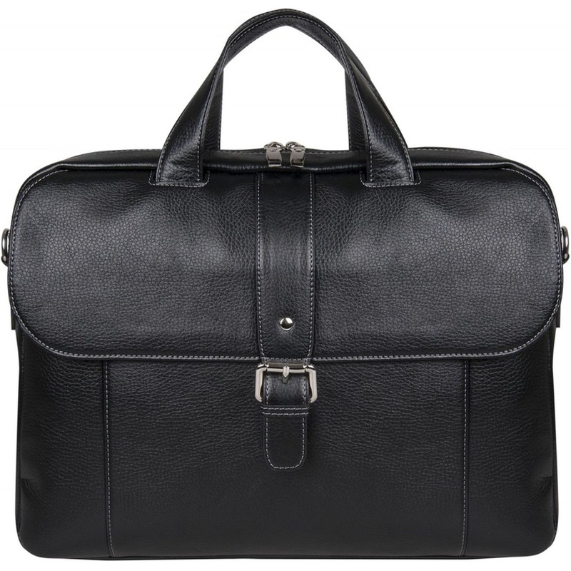 Изображение товара Мужская сумка для документов Alliance черная 2-814-T стильная и вместительная