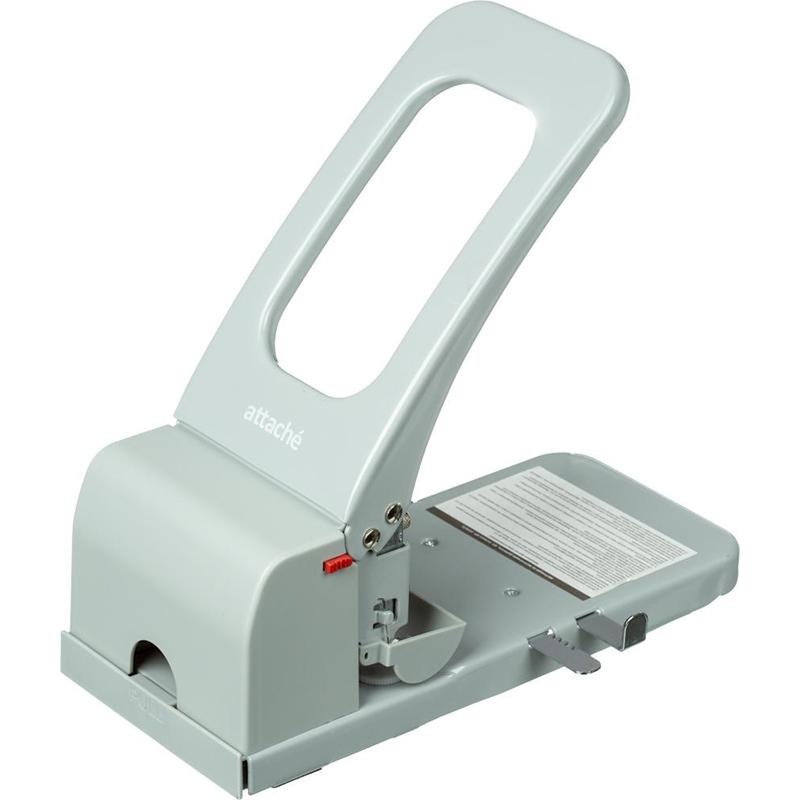 Изображение товара Дырокол мощный Attache (Attache Economy) до 100 листов серый с линейкой
