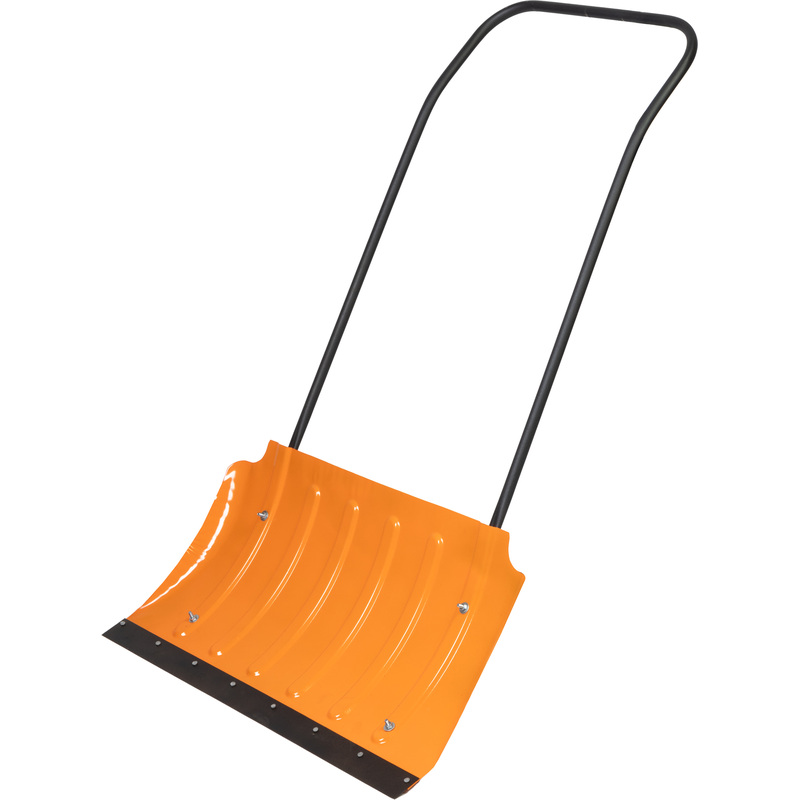 Изображение товара Движок для уборки снега скрепер сталь 75x43 см с ребрами жёсткости