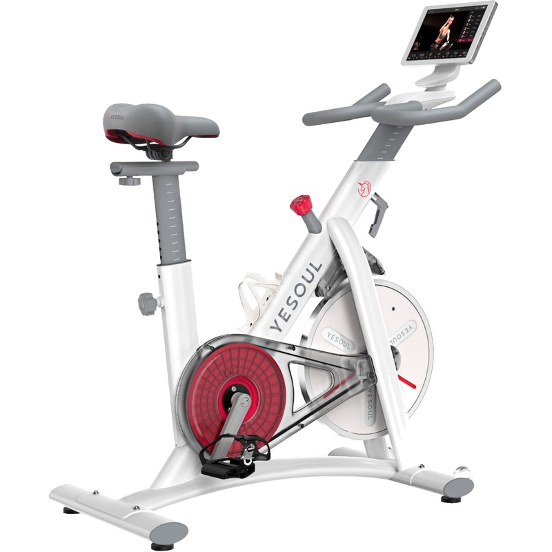 Изображение товара Велотренажер Yesoul S3 Pro White с сенсорным экраном и магнитной системой