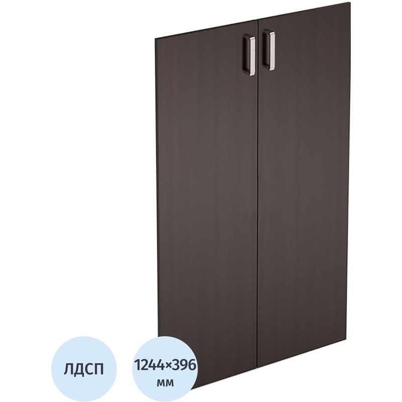 Изображение товара Двери средние Avance 6ФК.002 ЛДСП венге 396х1244 мм (2 штуки в упаковке)