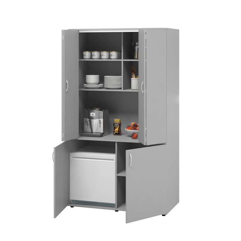 Изображение товара Мини-кухня Ринг КМ 216 серая для бытовых и офисных помещений