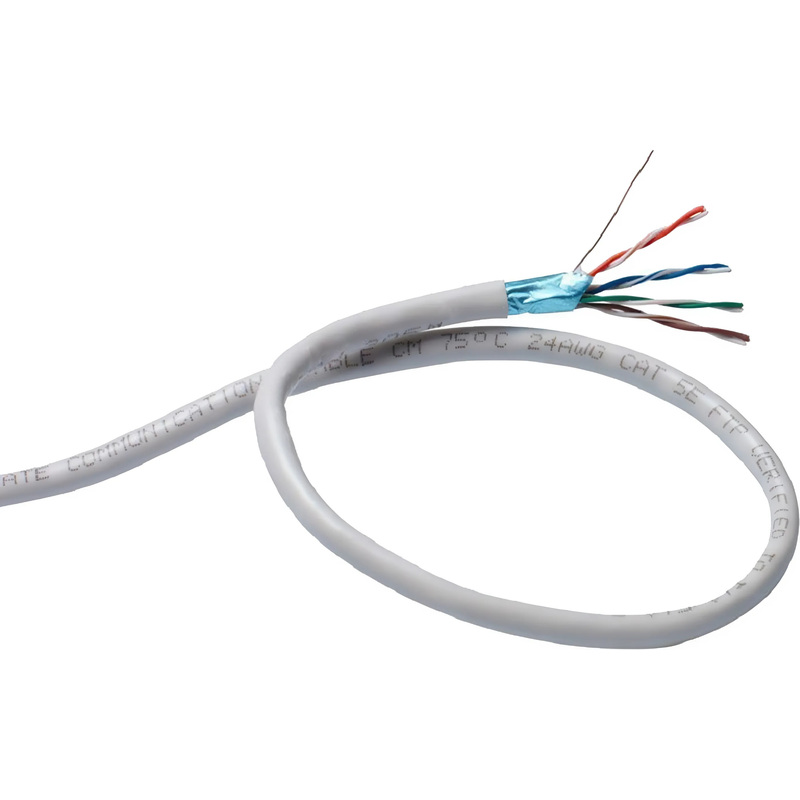 Изображение товара Кабель витая пара ExeGate FUTP4-C5e-CCA-S24-IN-PVC-GY-305 5e 305 м