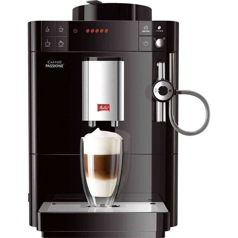Изображение товара Кофемашина Melitta F 530-102 с капучинатором черная 250 мм