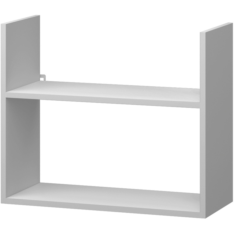 Изображение товара Полка навесная СП-Бюджет 1349 белый шагрень 632х350х596 мм