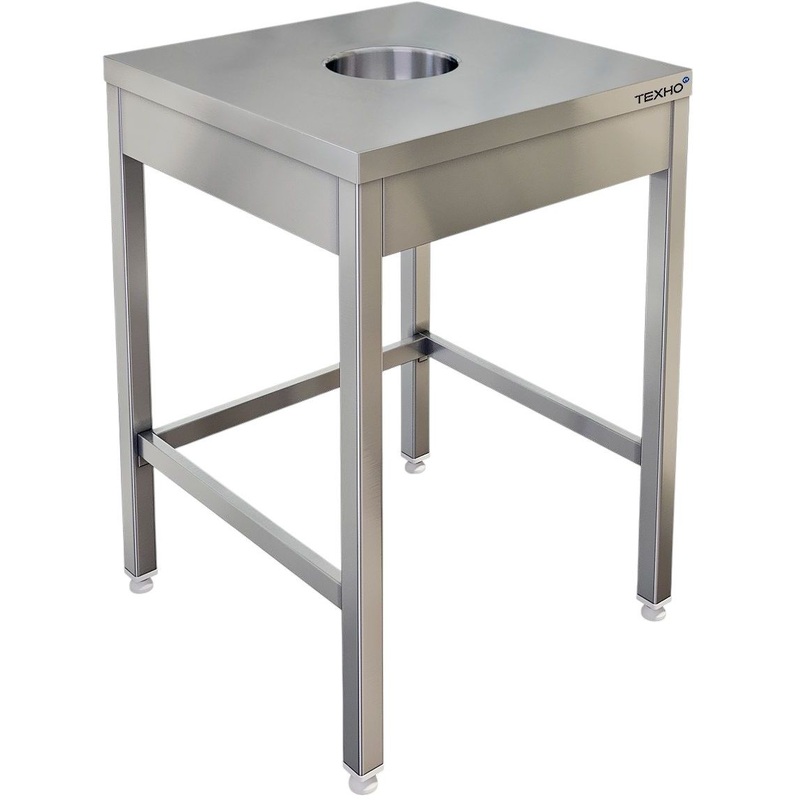 Изображение товара Производственный стол Техно-ТТ СПС-832/600 из нержавеющей стали для склада и производства