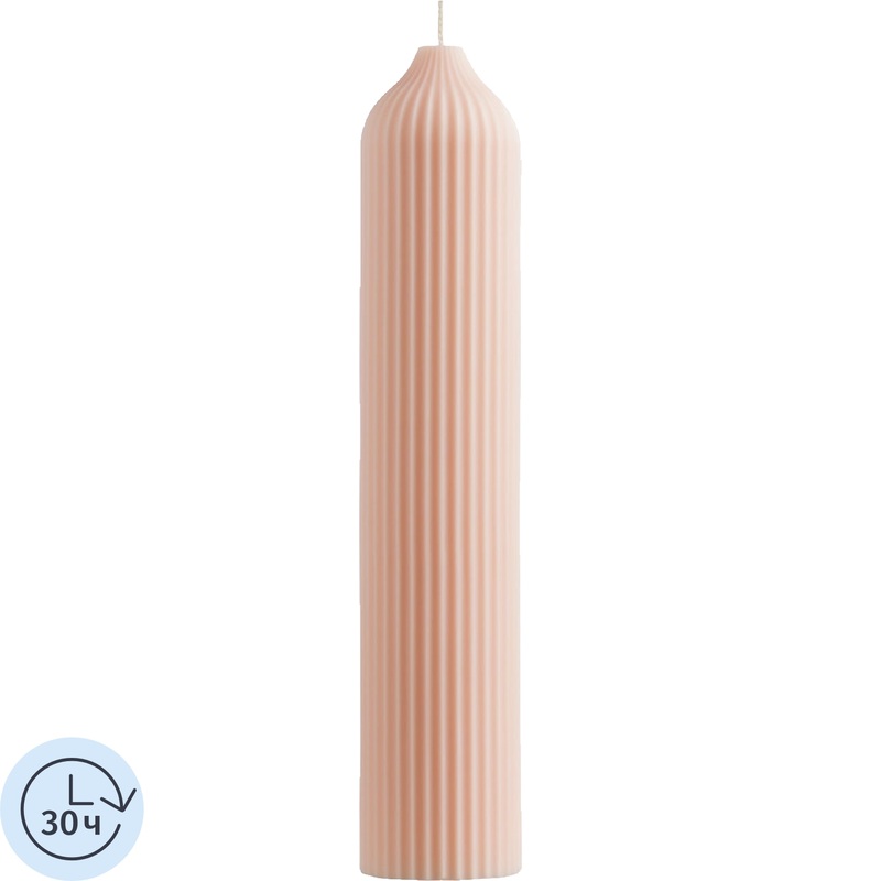 Изображение товара Декоративная свеча Tkano Edge 25.5x4.5 см для дома и праздника