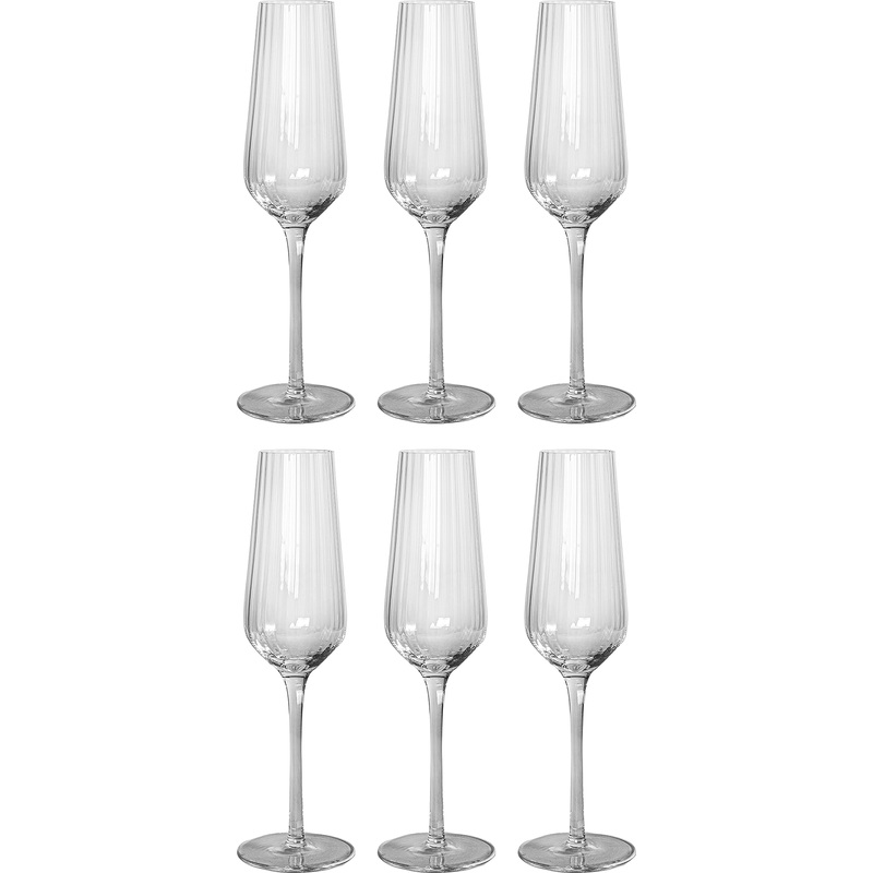 Изображение товара Бокал для шампанского P.L. Proff Cuisine Optical стеклянный 270 мл (6 штук в упаковке)