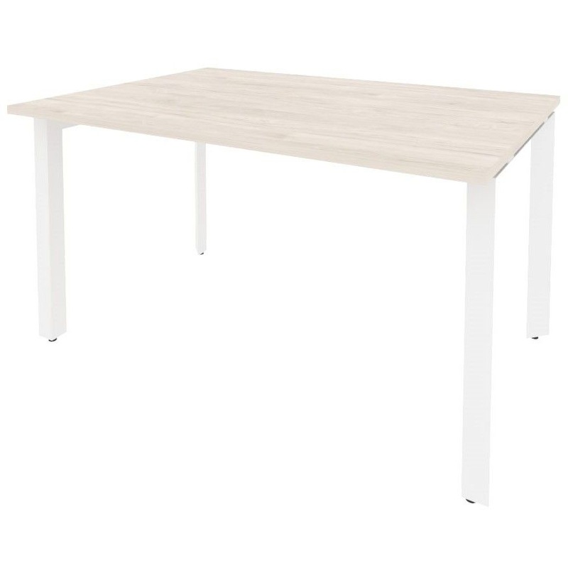 Изображение товара Стол для переговоров Onix-П O.MP-PRG-1.3 1380х980х750 мм, белый, денвер светлый