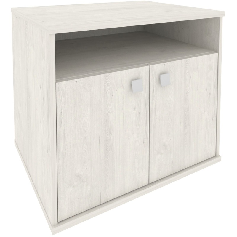 Изображение товара Тумба приставная для оргтехники Metal System Style Л.ТМ-1 дуб наварра 770x600x685 мм