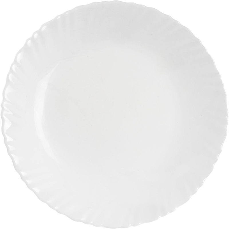 Изображение товара Тарелка обеденная Luminarc Фэстон стекло 25 см белая