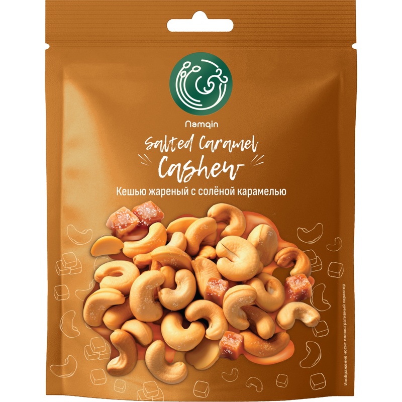Изображение товара Кешью Namqin жареный со вкусом солёной карамели 100 г