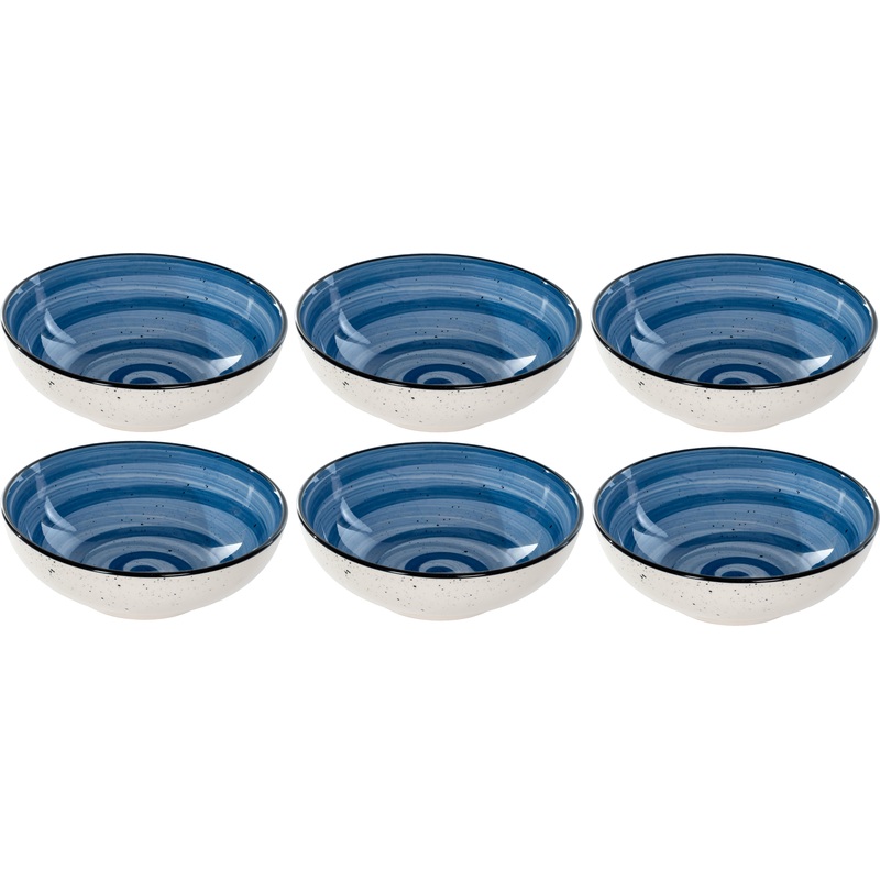 Изображение товара Набор тарелок на 6 персон Elrington Речной бриз керамический