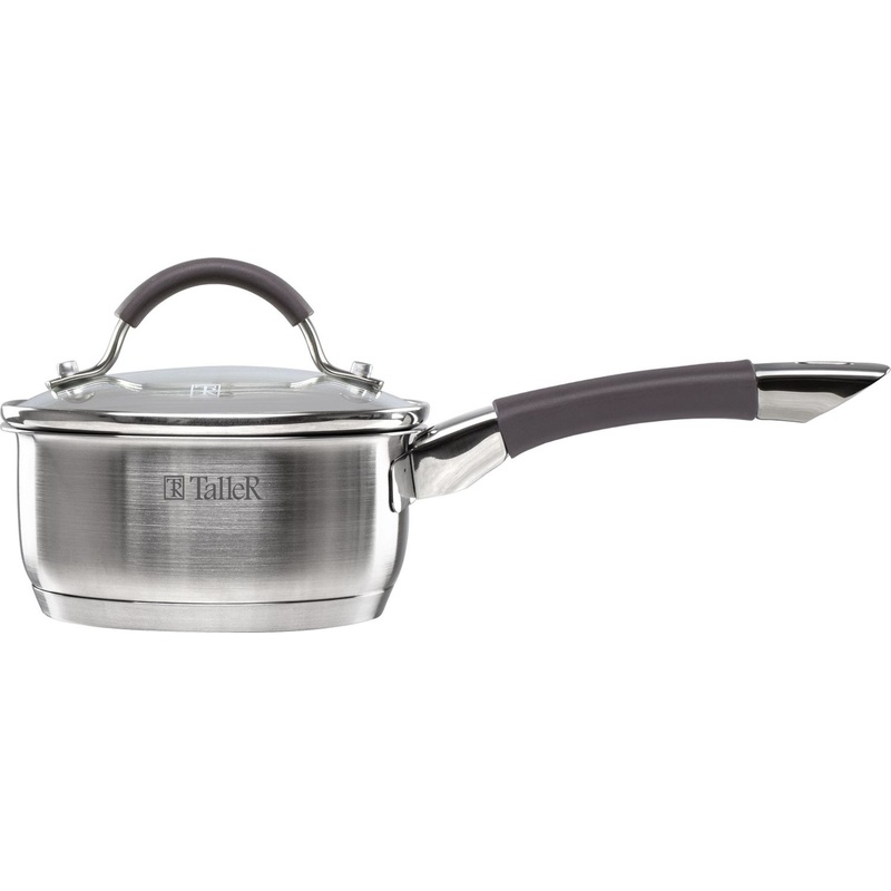 Изображение товара Ковш TalleR TR-11021 0.9 л из нержавеющей стали с крышкой
