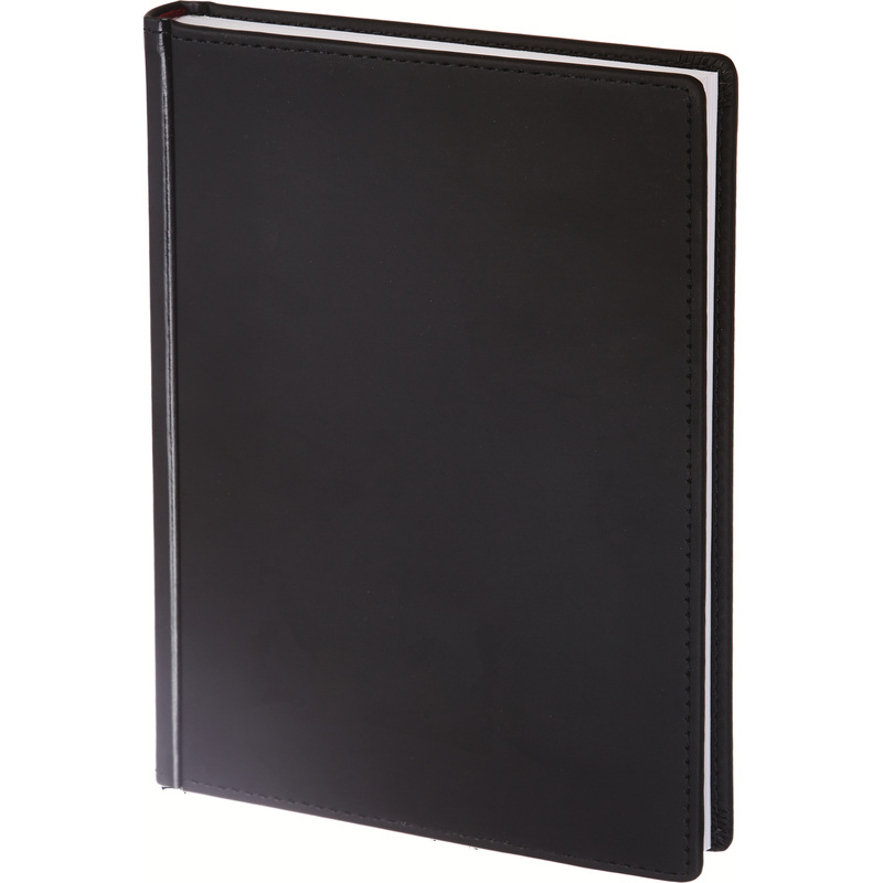 Изображение товара Ежедневник недатированный Attache Velvet искусственная кожа Soft Touch A5 136 листов чёрный
