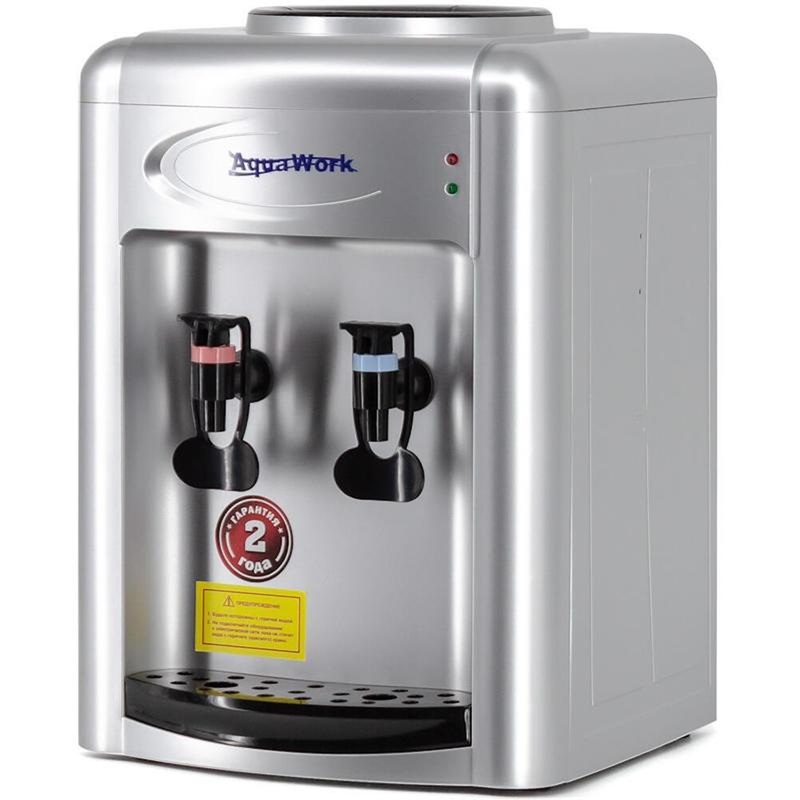 Изображение товара Кулер для воды Aqua work 0.7TDR серебристый нагрев и охлаждение