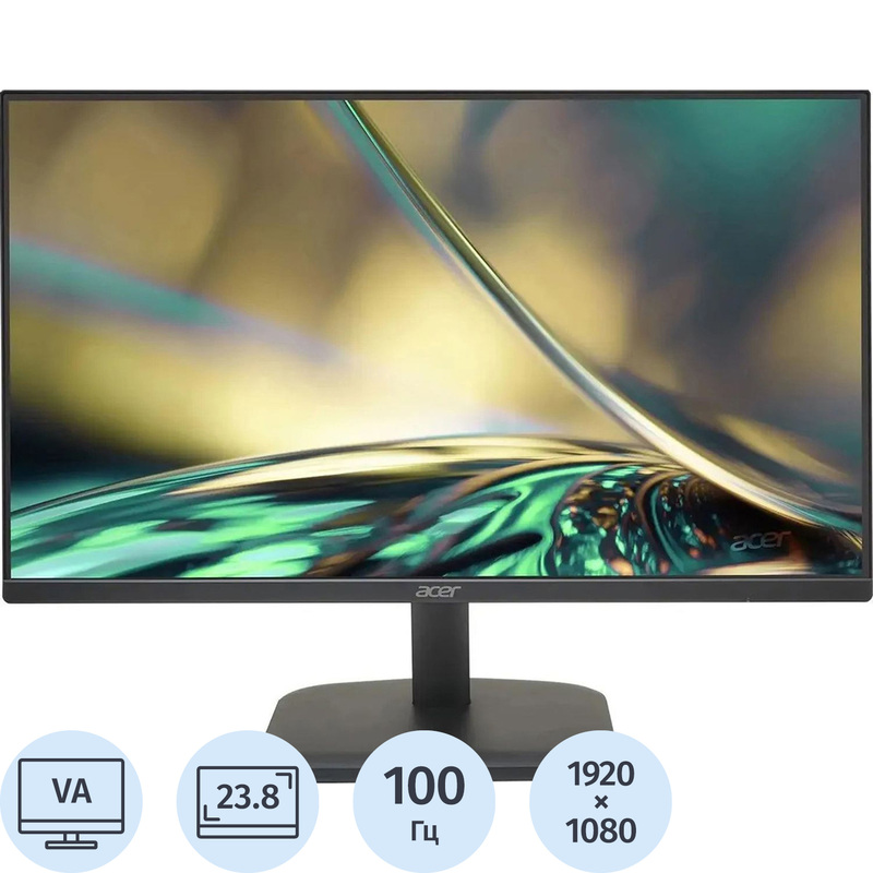 Изображение товара Уцененный монитор Acer EK241YHbi 23.8 Full HD VA HDMI VGA 75 Гц