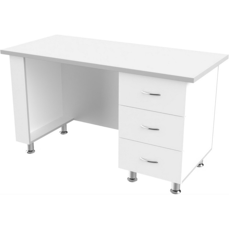 Изображение товара Стол лабораторный СЛ-1300х600-03В (белый, 1304х604х731 мм)