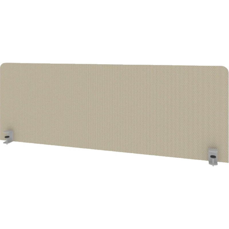 Изображение товара Экран к столу с креплением продольный (тёмно-бежевый, 1250х22х450 мм)