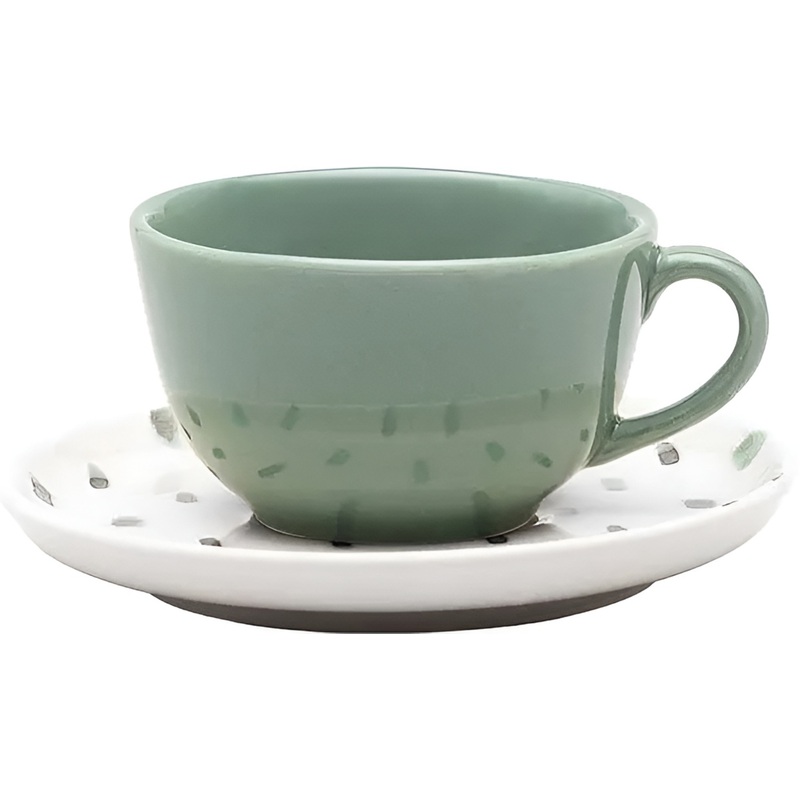 Изображение товара Керамическая чайная пара Oxford Samambaia 200 мл для профессионального использования