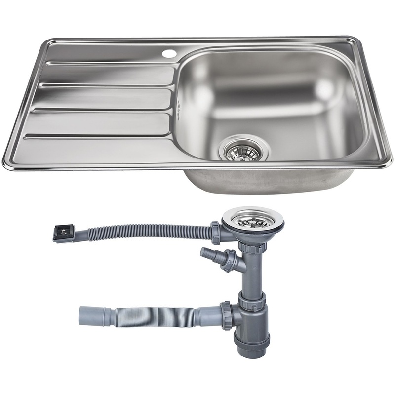 Изображение товара Уценка мойка комплект Ukinox Гранд GRM780.480-GT6K1R&S701