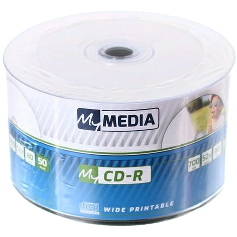 Изображение товара Диск CD-R Mymedia 700 МБ 52x 50 шт упаковка для хранения данных
