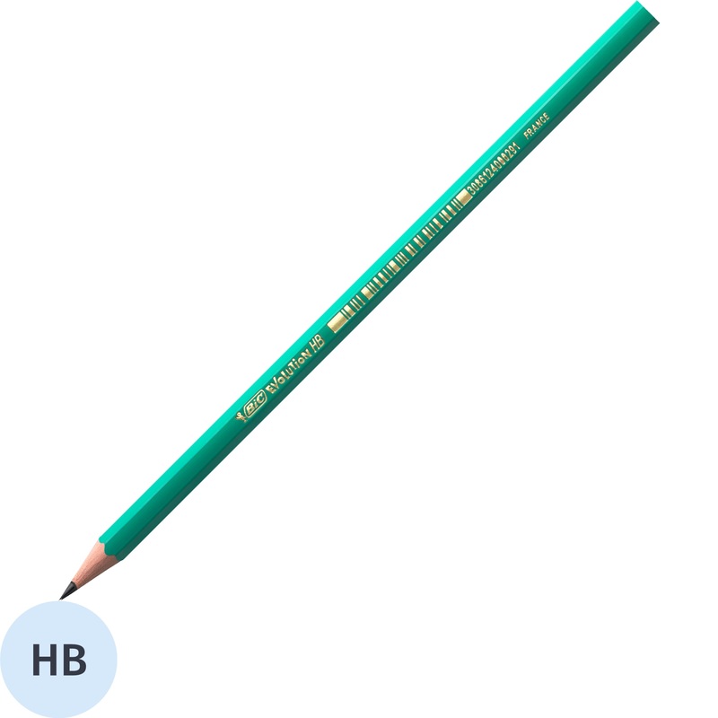 Изображение товара Карандаш чернографитный HB Bic Evolution Эко заточенный шестигранный