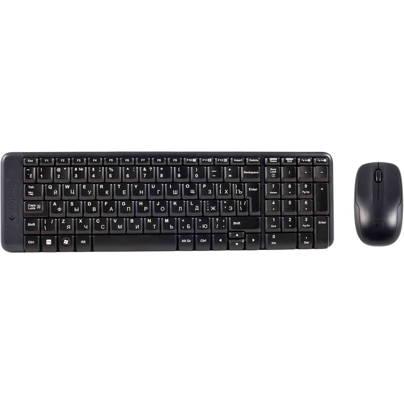 Изображение товара Комплект беспроводной клавиатура и мышь Logitech MK220