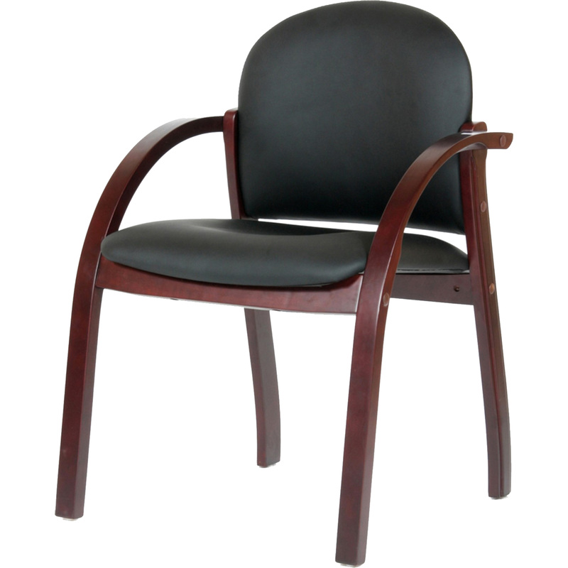 Изображение товара Офисный стул Chairman CH659 черный экокожа и тёмное дерево