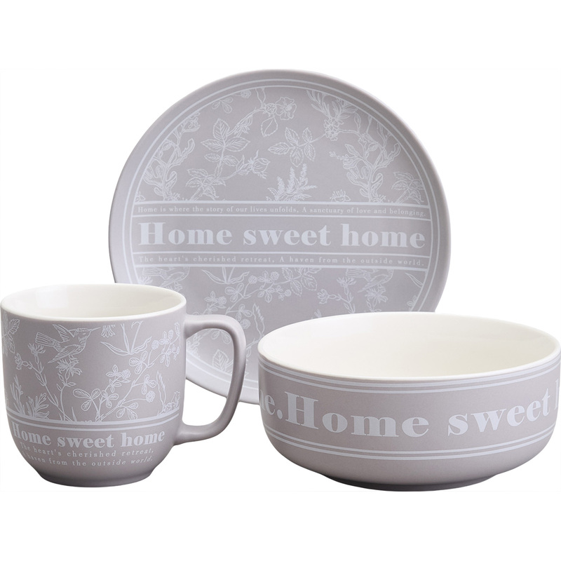 Изображение товара Набор посуды на 1 персону Lefard Sweet home фарфоровый 3 предмета