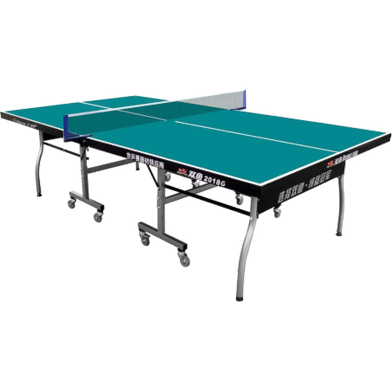 Изображение товара Стол теннисный для помещения Double Fish 2018G 274x152.5x76 см зеленый