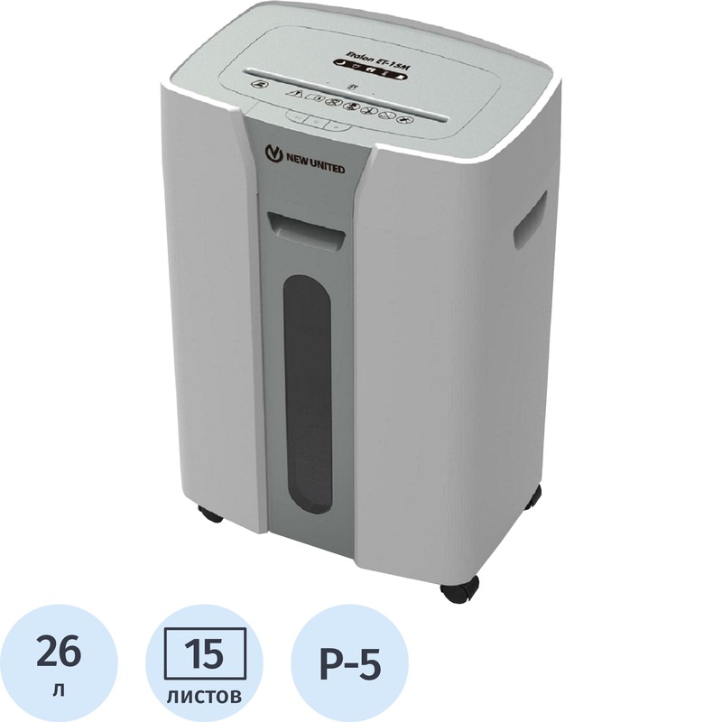 Изображение товара Шредер уничтожитель документов New United Etalon ET-15M уровень секретности Р-5