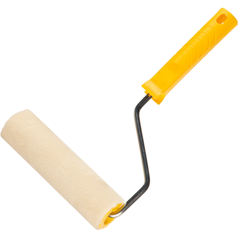 Изображение товара Валик малярный с ручкой Бибер 180 мм велюр ворс 4 мм (тов-067403)