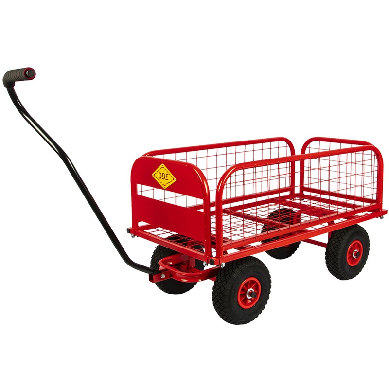 Изображение товара Тачка садово-строительная DDE Трансформер четырехколесная грузоподъемность 200 кг