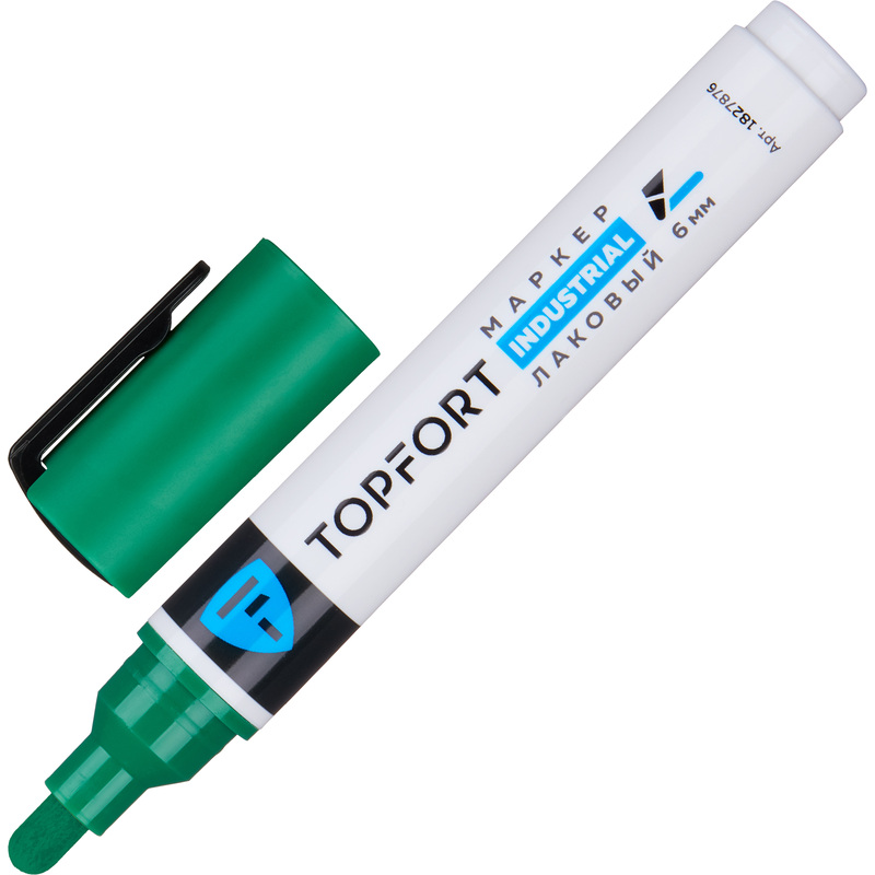 Изображение товара Промышленный маркер лаковый Topfort ZP1800 зелёный 3-6 мм