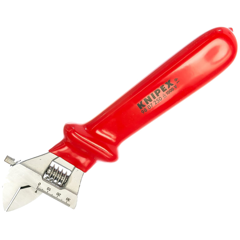 Изображение товара Разводной ключ Knipex VDE 260 мм для работы с электрикой и монтажом
