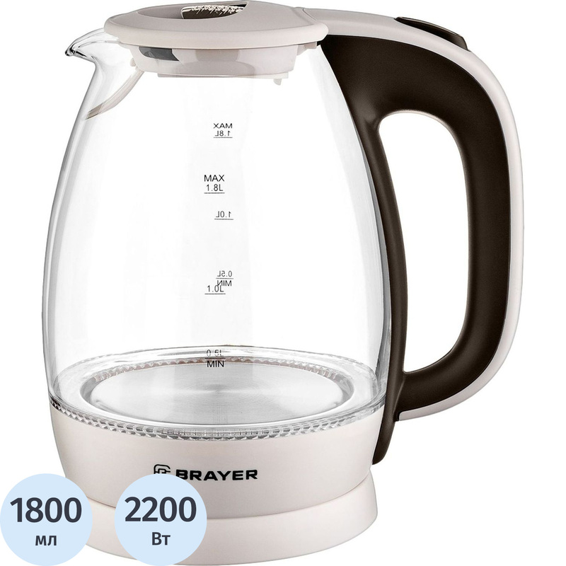 Изображение товара Чайник электрический Brayer BR1045BN бежевый