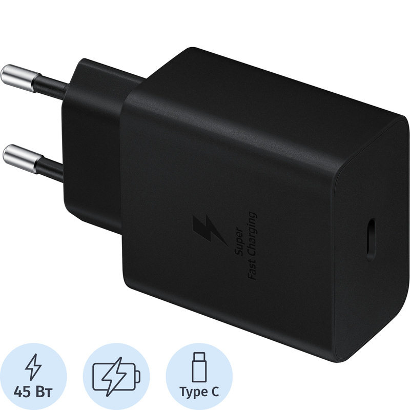 Изображение товара Сетевое зарядное устройство Samsung EP-T4510 45 Вт с USB Type-C