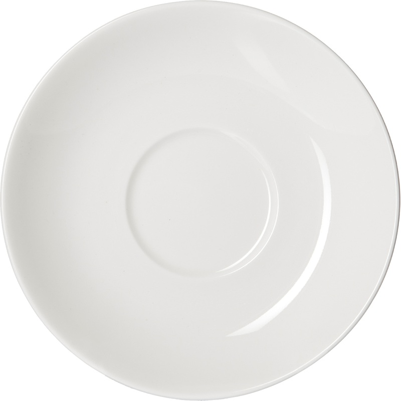 Изображение товара Блюдце фарфоровое Kunstwerk 15 см в упаковке 6 штук прочное и практичное