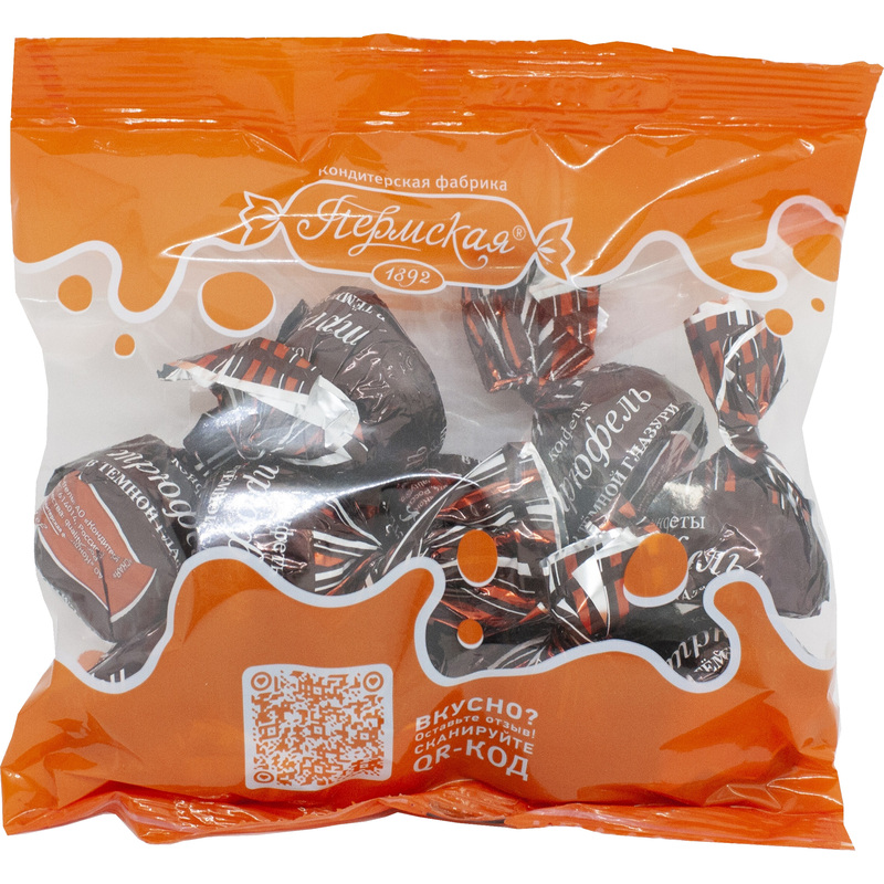 Изображение товара Конфеты шоколадные Трюфель в тёмной глазури 200 г Россия