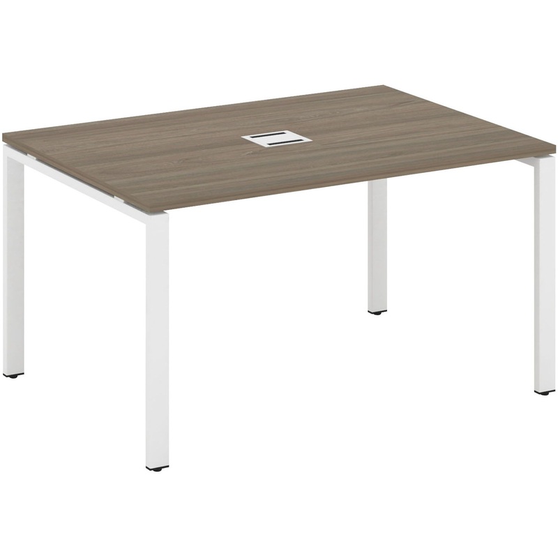 Изображение товара Стол для переговоров SN-6P.SPRG-002 вяз благородный/белый 1180х980х750 мм