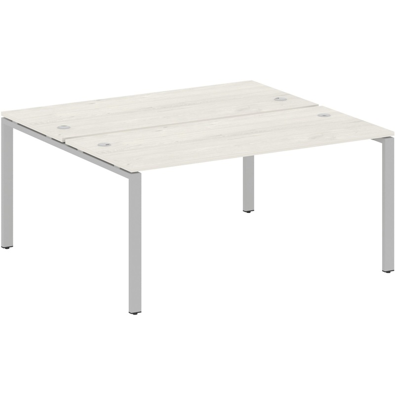 Изображение товара Рабочая станция Metal System Style БП.РАС-СП-2.4 (дуб наварра/серый, 1600x1475x750 мм)