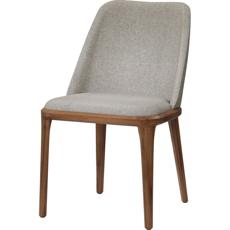 Изображение товара Стул обеденный Bruno soft-beige (ткань, массив дерева)