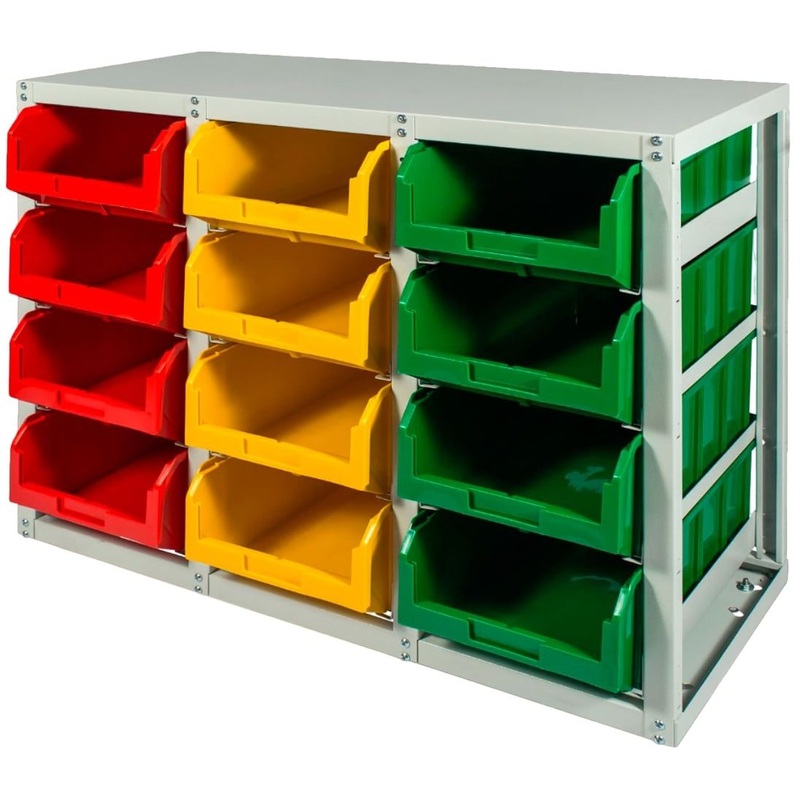 Изображение товара Стеллаж металлический с направляющими Стелла-техник V4-12 для хранения