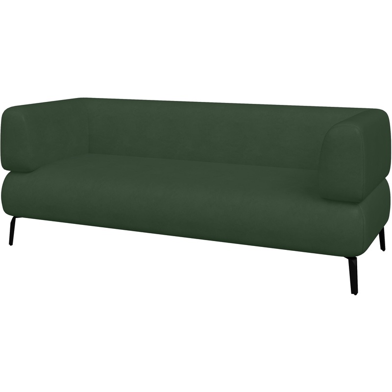 Изображение товара Диван двухместный Флойд Fd3-2 тёмно-зелёный искусственная кожа