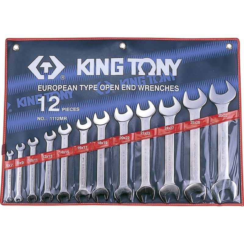 Изображение товара Набор ключей рожковых King Tony 6-32 мм 12 предметов (1112MR)