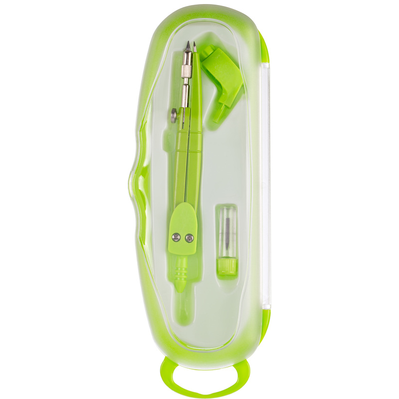 Изображение товара Готовальня Attache Selection Emotion (корпус зеленый, SC22003C)