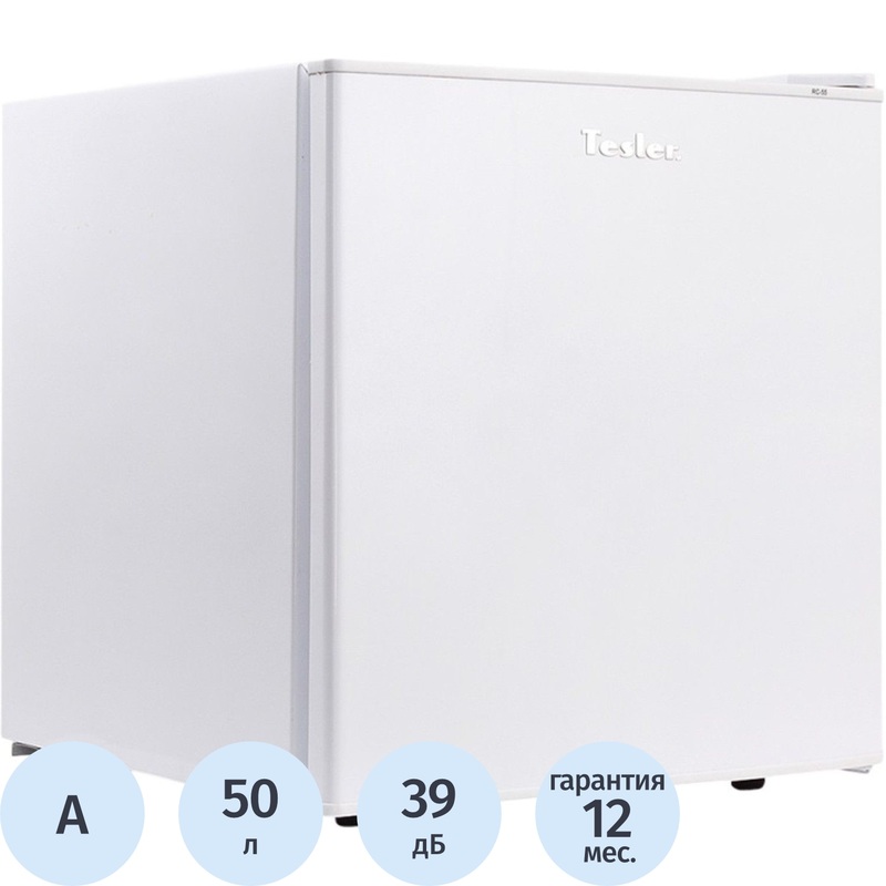 Изображение товара Однокамерный холодильник Tesler RC-55 без морозильника компактный белый