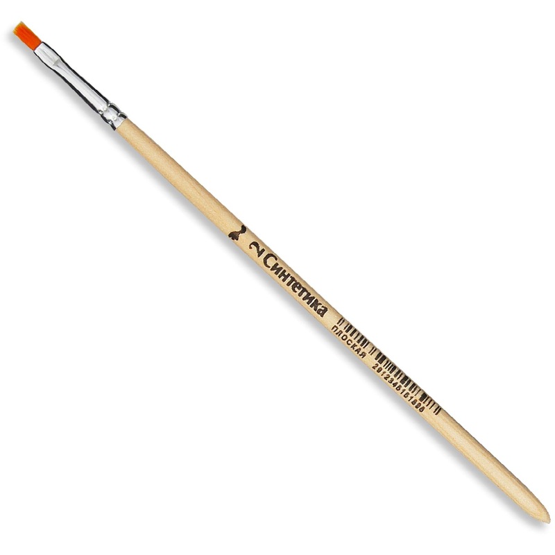 Изображение товара Кисть Комус Класс (№1 School) плоская синтетика №2