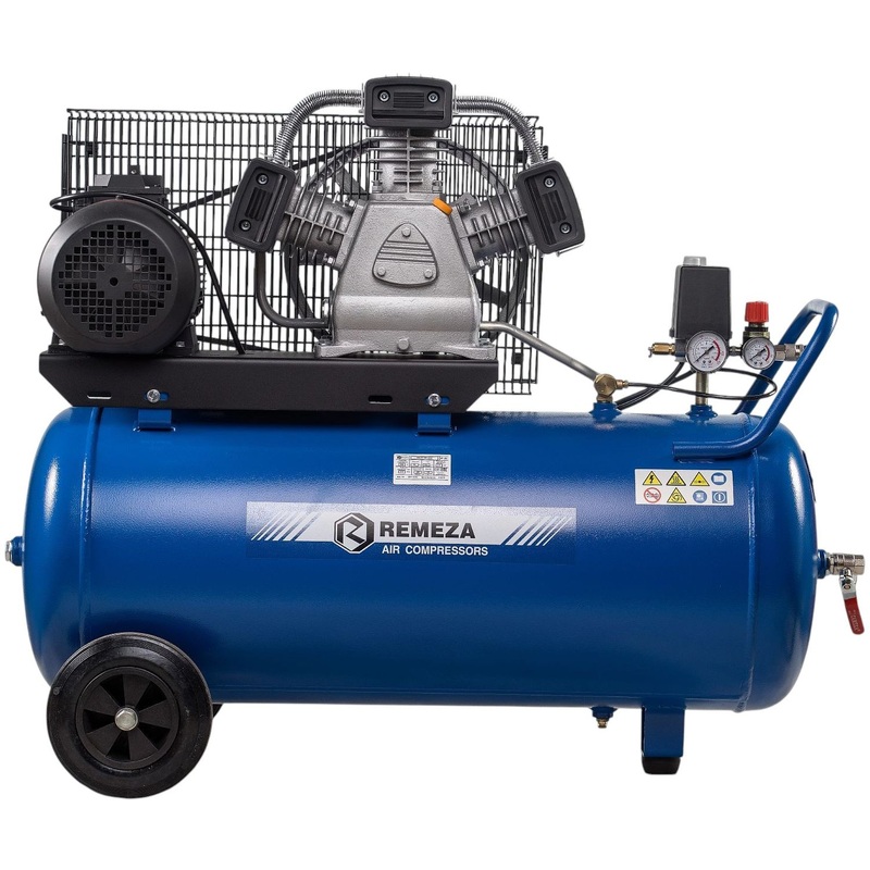 Изображение товара Компрессор ременной Remeza СБ 4/С-100 LB 40 профессиональный поршневой 100л